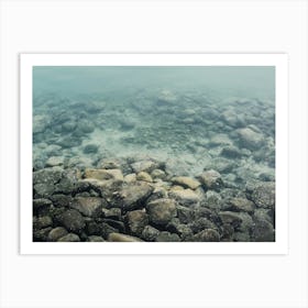 Rocky Shore In The Sea Art Print