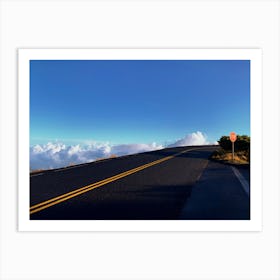 Road To The Clouds In Maui (Hawaii Series) Art Print