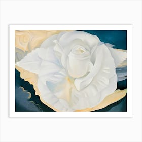 Georgia O'Keeffe - White Calico Rose, 1930 1 Art Print