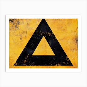 Triangle Sign Art Print