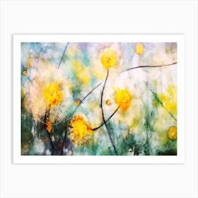 Dandelion Dust - Dandelion Fluff Art Print