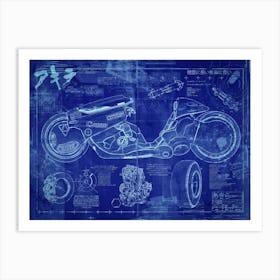 Akira Bike Art Print