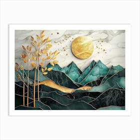 Mountain Landscape Art Print