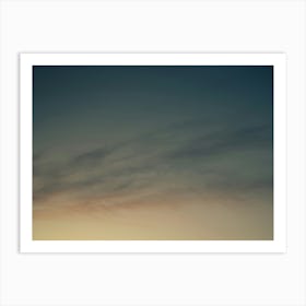 Sunset In The Sky Art Print