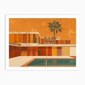 Orange House Art Print