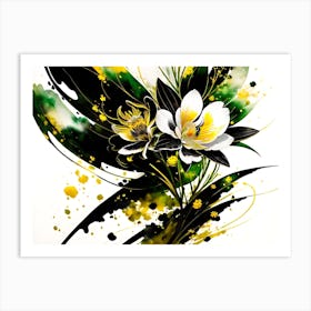 Yellow Flowers Art Print