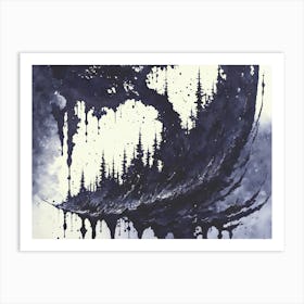 Plane With Forest Art Print
