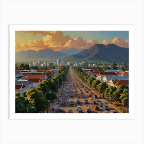 Vietnam City Art 1 Art Print