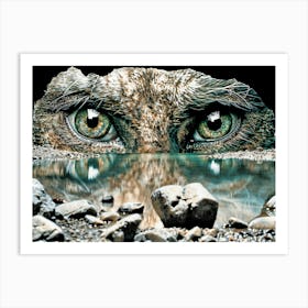 Mysterious creature 1 Art Print