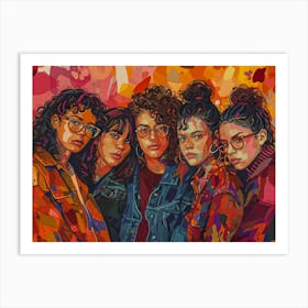 Girls 3 Art Print