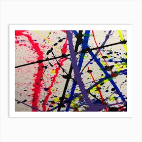 Splatter Painting 1 Art Print