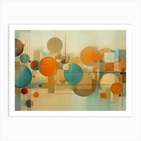 Abstract Circles 15 Art Print