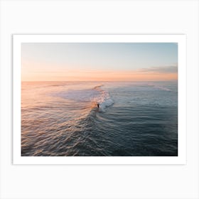 Soul Surfer During Sunset Art Print