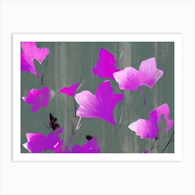 Purple Flowers 13 Art Print