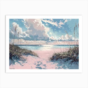 Peaceful Beach 7 Art Print