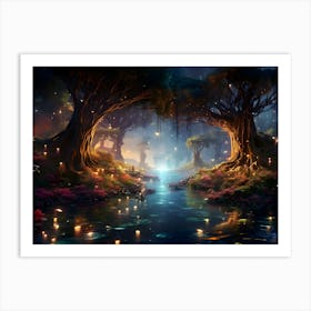 Fairy Forest 1 Art Print