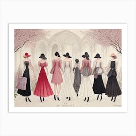 London Fashion Week Art Print