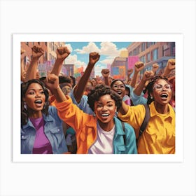 Women'S March 2 Art Print