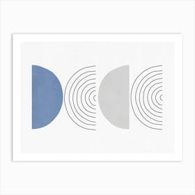 Abstract Art - Bl02 Art Print