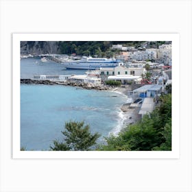 Capri Port - Anton Maliar art photo Italy Italian photography travel sea Art Print