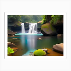 Waterfall 1 Art Print