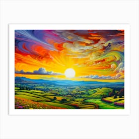 English Countryside Art Print