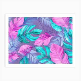 Tropical Leaves 15 Art Print