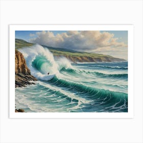 Big Wave Ocean Art Print