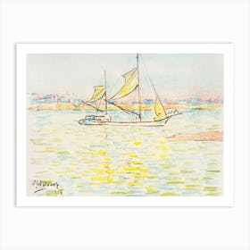  Two–Master On The Zeeland Waters, Jan Toorop Art Print