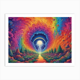 Rainbow Path Art Print