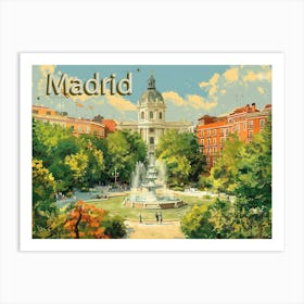 Capture the Beauty of Madrid Poster Art Print