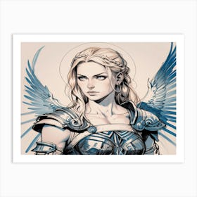 Angel Of The Sky 2 Art Print