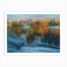 Landscape In Winter Art Print
