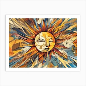 Sun and Moon 4 Art Print