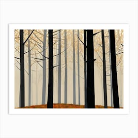 Autumn Forest 14 Art Print