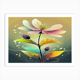 Flower Painting 2 Art Print