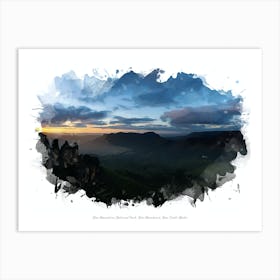 Blue Mountains National Park, Blue Mountains, New South Wales Art Print