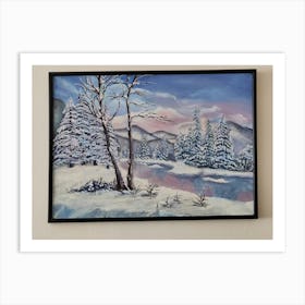 Winter Scene Art Print