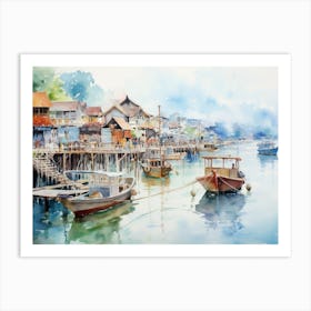 Thailand Landscape  Art Print