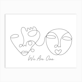 We Are One Art Print
