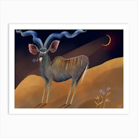 Gorgeous kudu Art Print