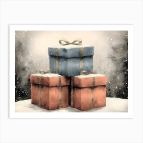 Christmas Presents 21 Art Print