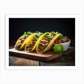 Mexican Tacos 5 Art Print