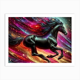 Creative Horse Beauty Illustration Nr 136 Art Print