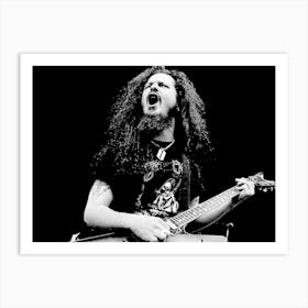 Dimebag Darrell line Art 1 Art Print