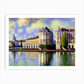 View Of The Seine Art Print