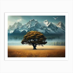 Lone Tree 3 Art Print