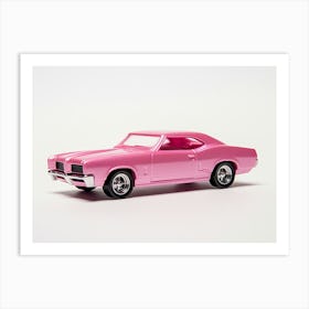 Toy Car 67 Pontiac Gto Pink Art Print