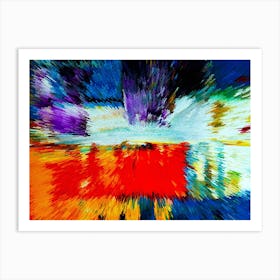 Acrylic Extruded Painting 384 Art Print