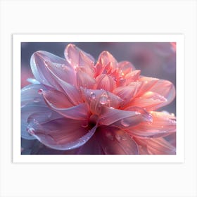 Dahlia Flower 3 Art Print